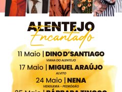 Alentejo Encantado regressa em maio com Dino d’Santiago, Miguel Araújo, Nena, Bárbara Tinoco e Jorge Palma